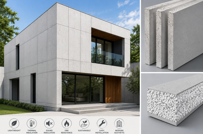 Architectural Lightweight Concrete Panel